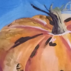 Тыква на пне