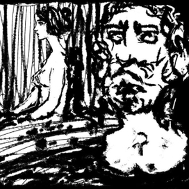 Обнаженная с бюстом Гомера (I)