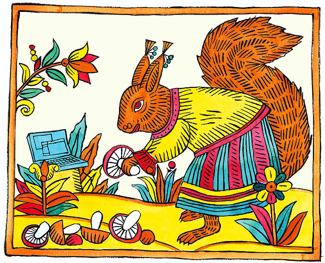 Иллюстрации для корпоративного календаря "Норильский Никель"