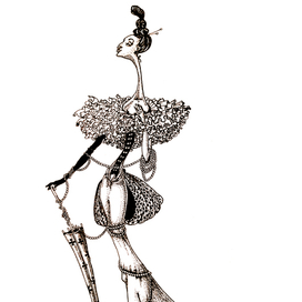 Карты (Дама Крести)