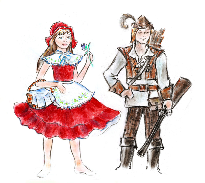 Охотник и Красная Шапочка