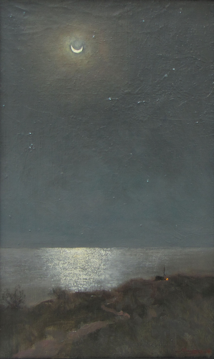 Луна над озером