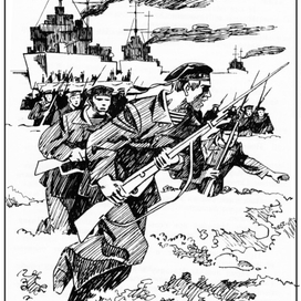 Десант "Как это было"Из серии о Гражданской войне