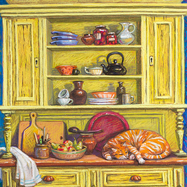 Старенький буфет