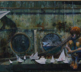 Старый баркас