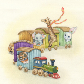 Игрушечный поезд)