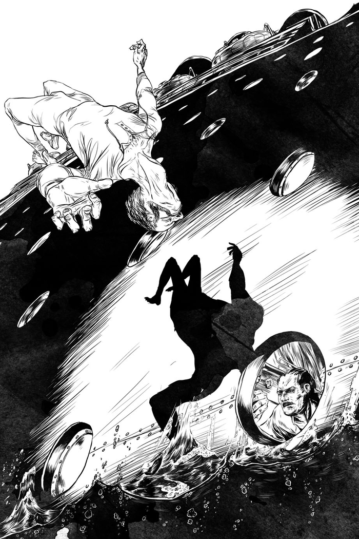 Иллюстрация к рассказу "Верхняя койка"