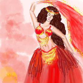 Bellydance woman