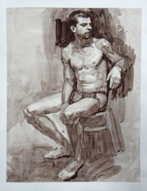 краткосрочный рисунок кистью