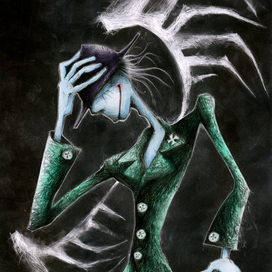 Иллюстрация к статье "Ангел в фетровой шляпе"