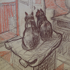 Коты. Скоро зима.