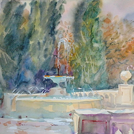 Фонтан в "Руси"