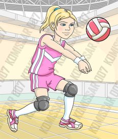 Волейболистка