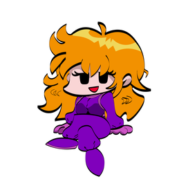 Девушка в стиле игры Friday Night Funkin`