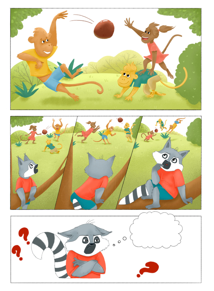 Обезьянки и обида (Первая сказка)