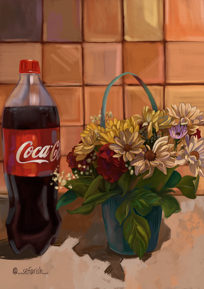 Натюрморт с колой 
