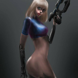 Девушка с имплантами