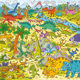 Мир динозавров 