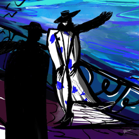 В красивом пальто 