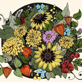 Декоративный букет