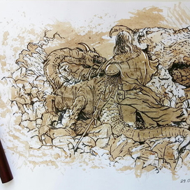 рис. из пятна..- ОПАСНЫЙ РЕЙД..-(конечный)