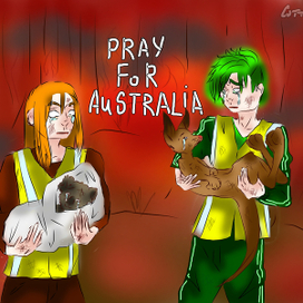 Австралия в огне