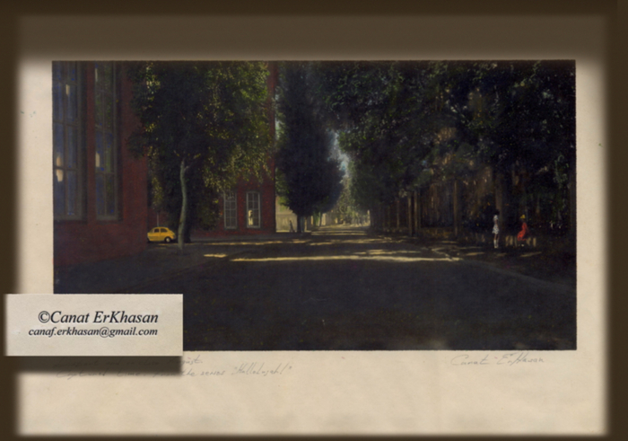 Август. акварель.