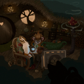 Magic Forest (бурундук зельевар и лоскутное одеяло)