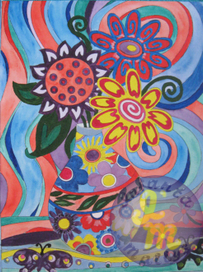 Ваза с цветами