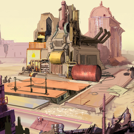 Factory in the desert