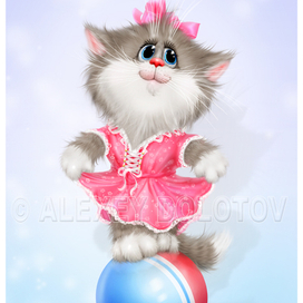 Девочка на шаре 