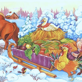 Сказка "Зимовье зверей"