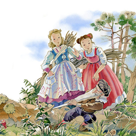 Братья Гримм "Беляночка и Розочка" 2