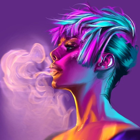 Выпуская дым