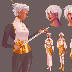 Девушка с мечом