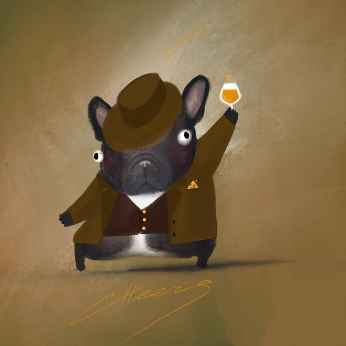 Горячий парень с бокалом виски