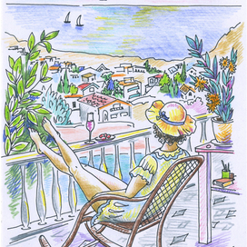 Иллюстрация к эл.книге Н.Потаповой "Пять разных рассказов"