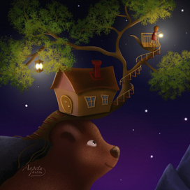 Что хочет увидеть в ночи эта маленькая девочка?