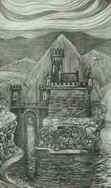 Замок на скале