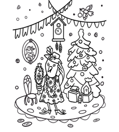 Отмечают птицы птичий Новый год 