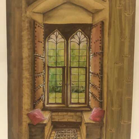 Оконная ниша в шотландском замке