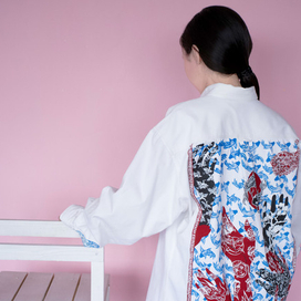 Роспись рубашки 