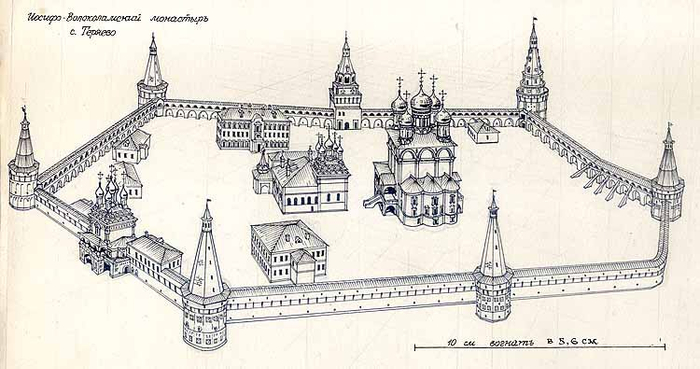 Иосифо-Волоколамский монастырь. с. Теряево