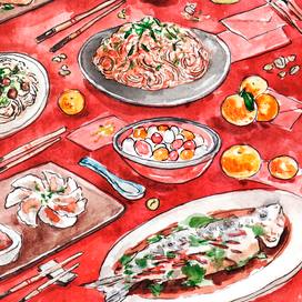 Обложка кулинарной книги. 