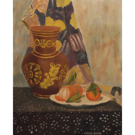 Натюрморт с мандаринами