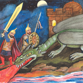 Иллюстрация к сказке "Два брата"