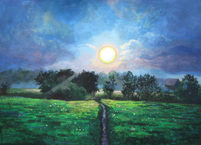 Рассветный луч позднего лета