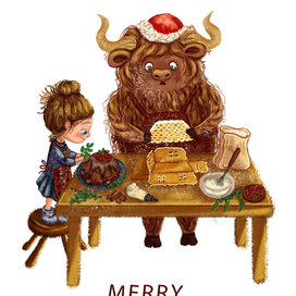 Открытка Новый год и Рождество