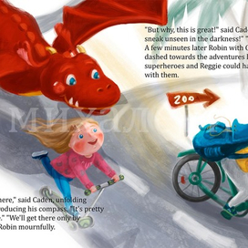 иллюстрации к книге ,,Операция спасение дракона,,