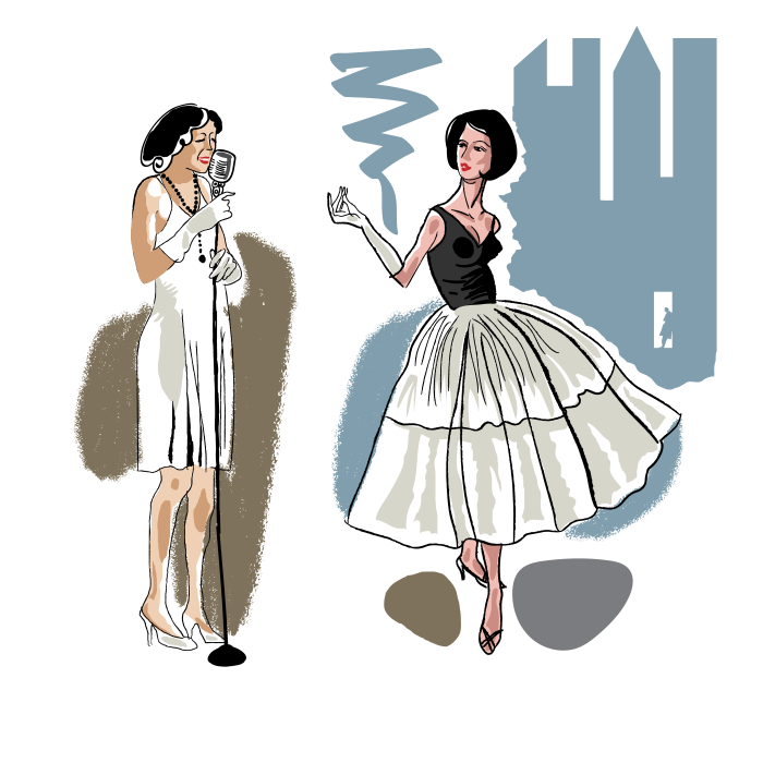 Модные девушки